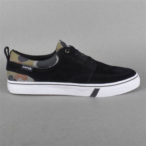 HUF Ramondetta Pro Skate Shoes - Jet Black/Camo - SKATE SHOES from ...