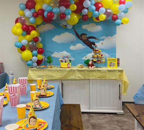 Curious george birthday party – Artofit