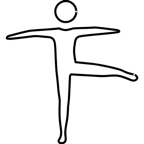 Dancer Outline Vector SVG Icon - SVG Repo