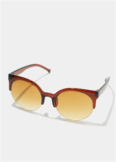 A+ Polarized Semi Rimless Frame Sunglasses – Shop Miss A