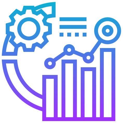 Data analytics Meticulous Gradient icon