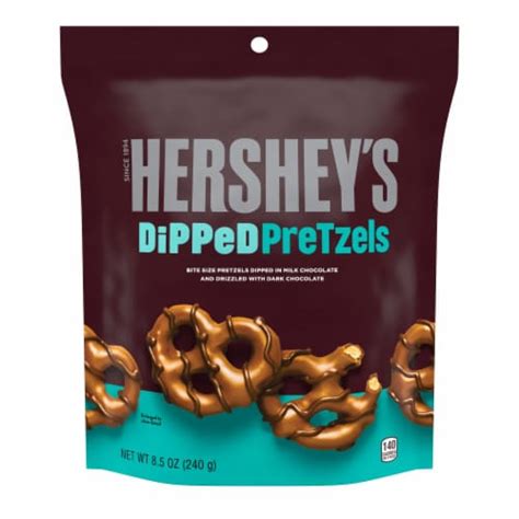 Hershey's Milk Chocolate Dipped Bite Size Pretzels, 8.5 oz - Kroger