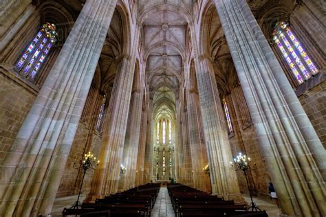 Interior, Dominican Monastery of Batalha (Saint Mary of the Victory ...