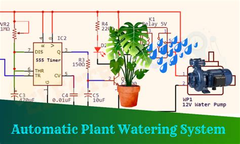 Automatic Plant Watering System using 555 Timer IC » ElectroDuino