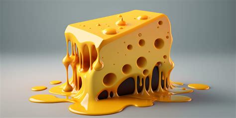 Illustration of melted cheese in 3D optics content 24058379 Stock Photo ...