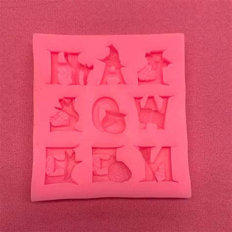 Silicone Mold Halloween Letters – Sweet Life Cake Supply