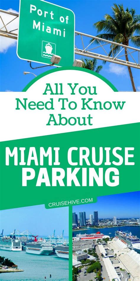 Miami Cruise Parking: Port & Nearby Lots | Cruise travel, Cruise vacation, Cruise miami
