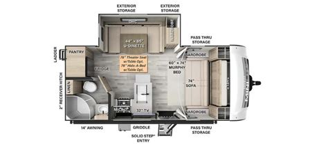 Rockwood 2104S Floor Plan - floorplans.click