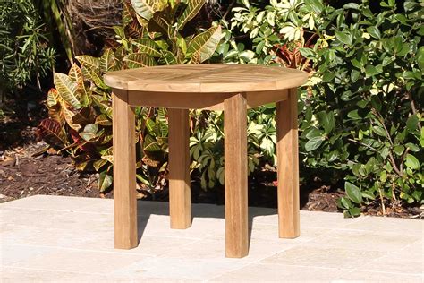 Teak 24in Round Coffee Table – Oceanic Teak Furniture | Round coffee table, Coffee table, Teak