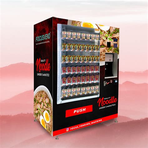 Hot Sale Automatic Ramen Noodle Vending Machine with Elevator - China Ramen Noodle Vending ...