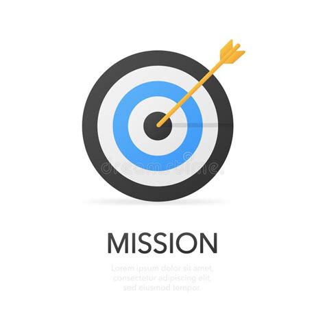 Mission. Modern Flat Design Concept. Vector Icon on White Background ...