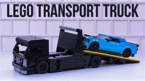 LEGO Custom Transport Truck Speed Champions MOC Tutorial - YouTube