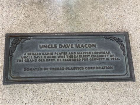 Uncle Dave Macon Historical Marker