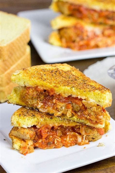 Meatball Parm Grilled Cheese