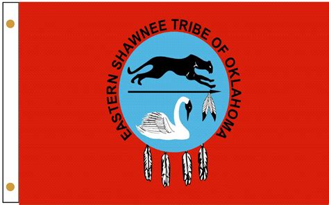 Eastern Shawnee Tribe Flags are made from high quality fabric by ...