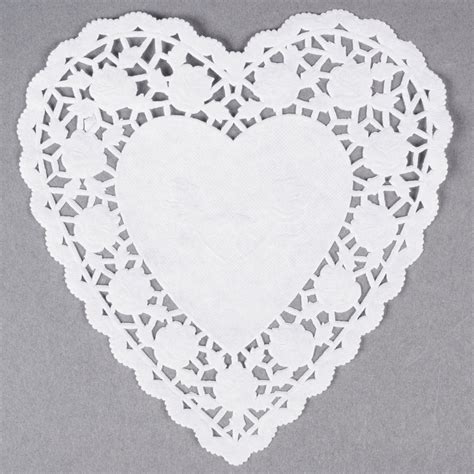 Paper Heart Doilies, 1000/Pack - WebstaurantStore