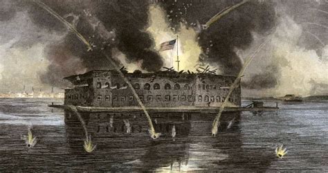 The Outbreak of War at Fort Sumter