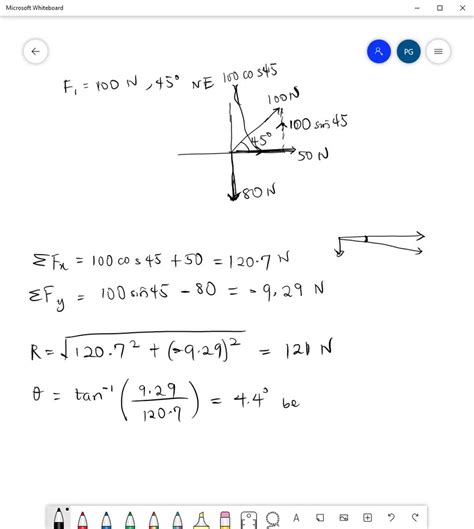 SOLVED: Problem 1) The magnitude and direction of two vectors are shown in Figure 1.1 below ...