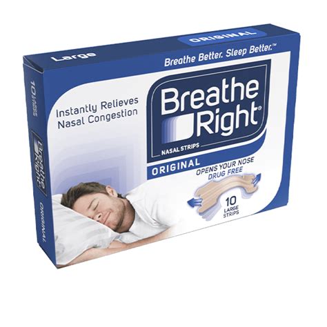 Breathe Right® Nasal Strips - Original beige colour