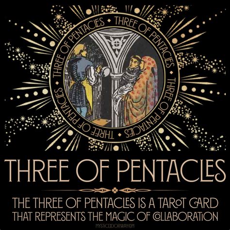 Three of Pentacles - Mystic Doorway