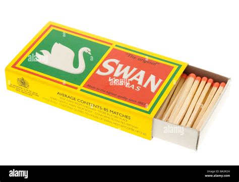 Box of Swan Vesta Matches Stock Photo - Alamy