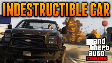 GTA 5 Glitches - Indestructible Car Glitch Online! - Invincible Car Glitch Online - YouTube