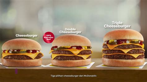 MCDONALD'S TRIPLE CHEESEBURGER - YouTube