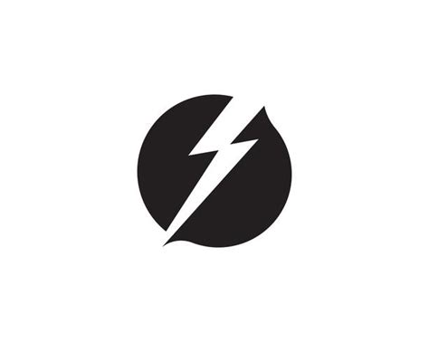 lightning logo icon and symbol 603869 Vector Art at Vecteezy