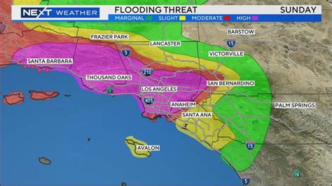 Potentially "life-threatening" flooding possible as second atmospheric river hits California