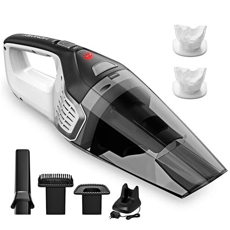 Homasy Rechargeable Handheld Vacuum Cordless, Powerful Cyclonic Suction ...