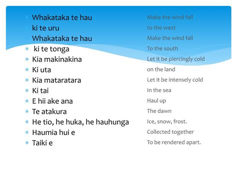 PPT - Whakataka te hau PowerPoint Presentation, free download - ID:5687152