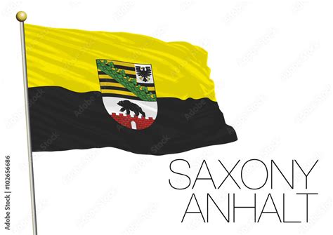 saxony anhalt flag Stock Vector | Adobe Stock