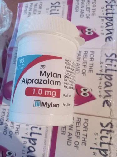 Mylan Alprazolam 1mg France Fast Delivery at Rs 2000/bottle in Chennai ...