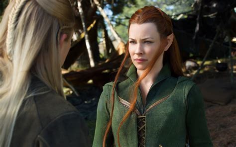 women, Redhead, Evangeline Lilly, The Hobbit, Tauriel, Movies, The Hobbit: The Battle of the ...