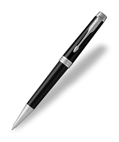 Parker Premier Ballpoint Pen - Black Lacquer with Chrome Trim | The Hamilton Pen Company