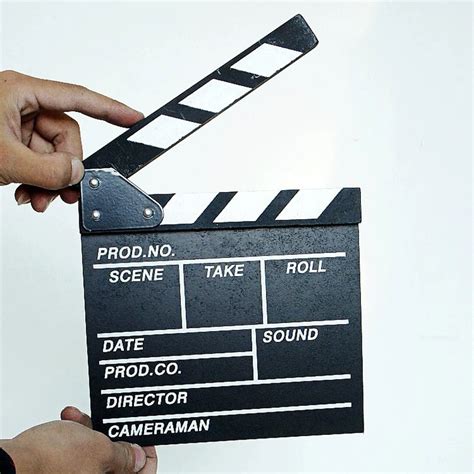 Movie Clapperboard Wood Director Video Scene Clapperboard TV Movie ...