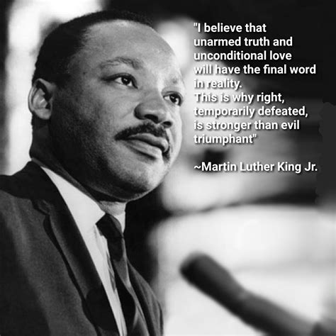 Never Give Up: Dr. King: Truth and Love Will Prevail