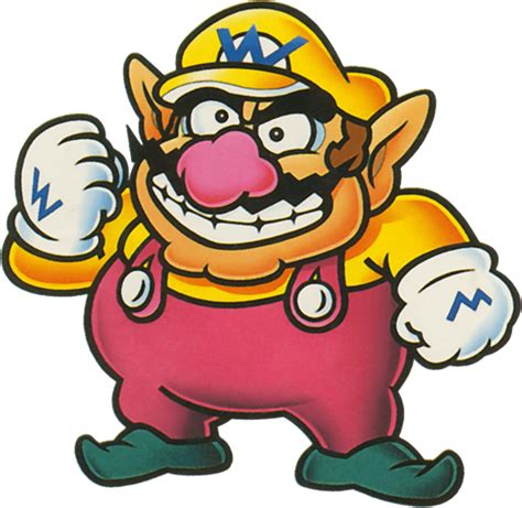 Wario from the official artwork set for Super #Mario Land 2: Six Golden ...