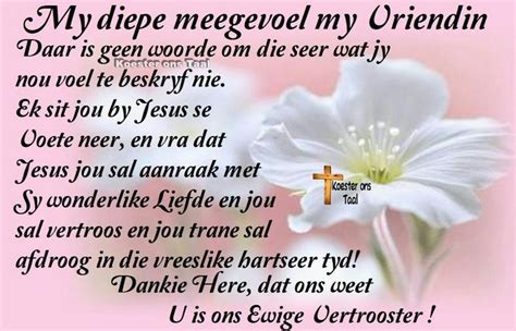 meegevoel afrikaans sympathy quotes messages condolences condolence ...