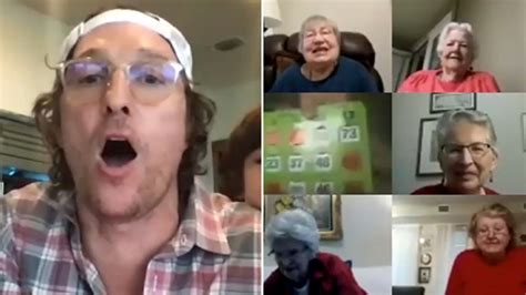 Coronavirus: Matthew McConaughey plays virtual bingo with Austin seniors - ABC7 Los Angeles