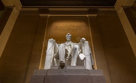 Inside The Lincoln Memorial Stock Photo - Image of history, landmark ...