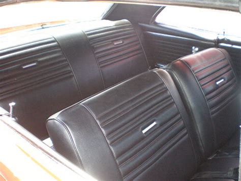 1967 CHEVELLE HARDTOP DELUXE BENCH SEAT INTERIOR KIT BLACK | eBay