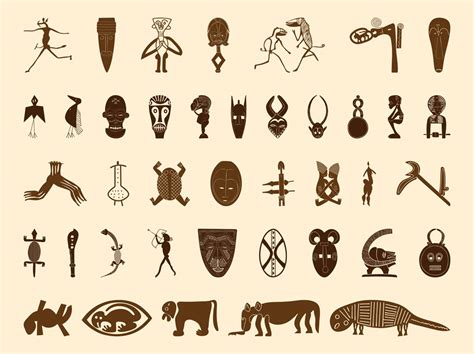 African Symbols Graphics Vector Art & Graphics | freevector.com