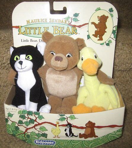 Maurice Sendaks Little Bear Duck Cat Plush Lot 3 New | Little bear cartoon, Bear birthday party ...