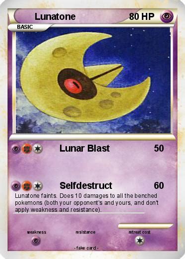 Pokémon Lunatone 19 19 - Lunar Blast - My Pokemon Card