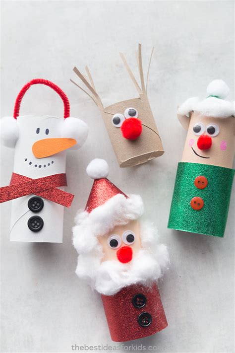 Christmas Toilet Paper Roll Crafts Christmas Decorations Diy Crafts, Snowman Crafts Diy ...