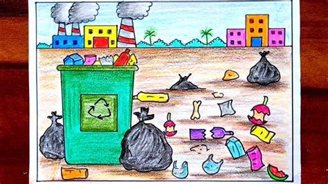 Discover more than 82 land pollution sketch best - seven.edu.vn