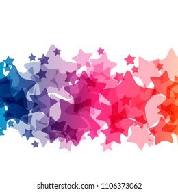 Rainbow Stars Border Vector Texture Carnival Stock Vector (Royalty Free ...