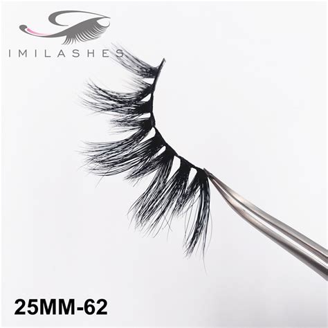 25mm mink strip thick false eyelash wholesale UK -V