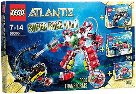 LEGO® Construction manual:Atlantis Super Pack 4 in 1 (8057 8058 8059 8080) 66365